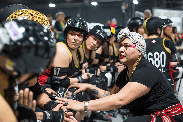 Team Indigenous educates through roller derby