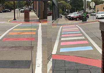 Ames’ rainbow crosswalks are more than a symbol