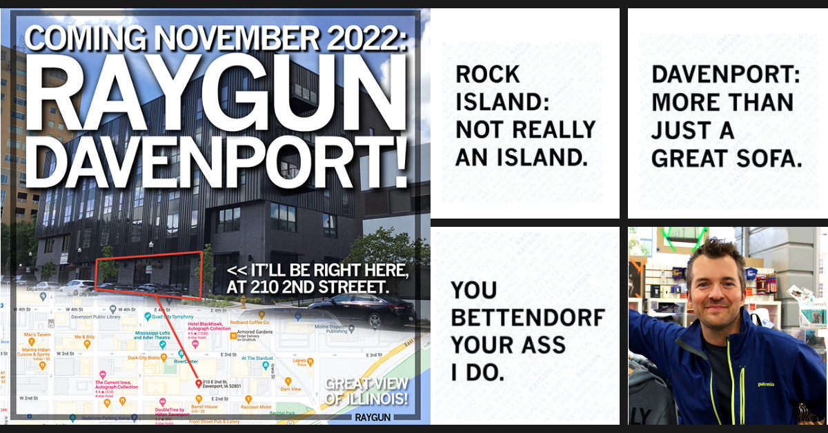 RAYGUN Davenport store coming in November 2022