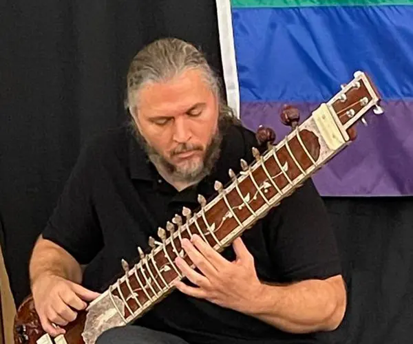 Curt Wilson on sitar