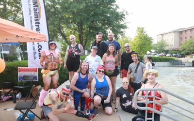 Community members enjoy Pride Party at Bass Street Landing 2023