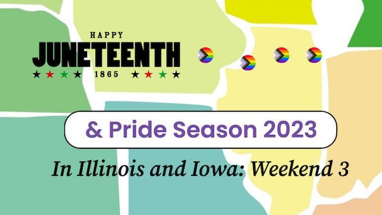 Four major Pride fests this weekend; Juneteenth celebrations include online events like Accessible Juneteenth