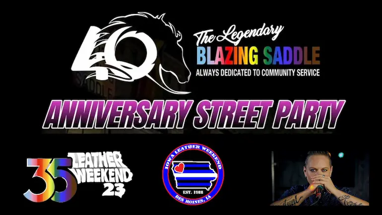 The Blazing Saddle anniversary, Iowa Leather Weekend converge on Des Moines