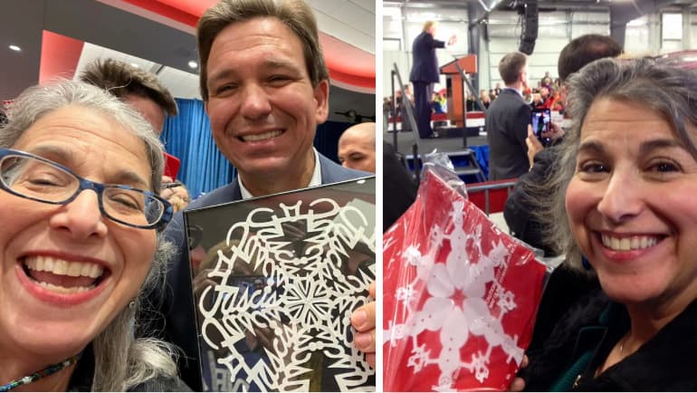 How a Davenport woman’s viral snowflake craftivism is making a difference