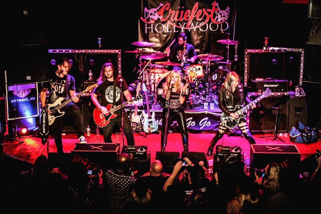 Nikki Lunden Trotter with her former band Lunden Reign