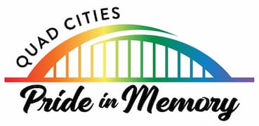 Quad Cities Pride in Memory logo