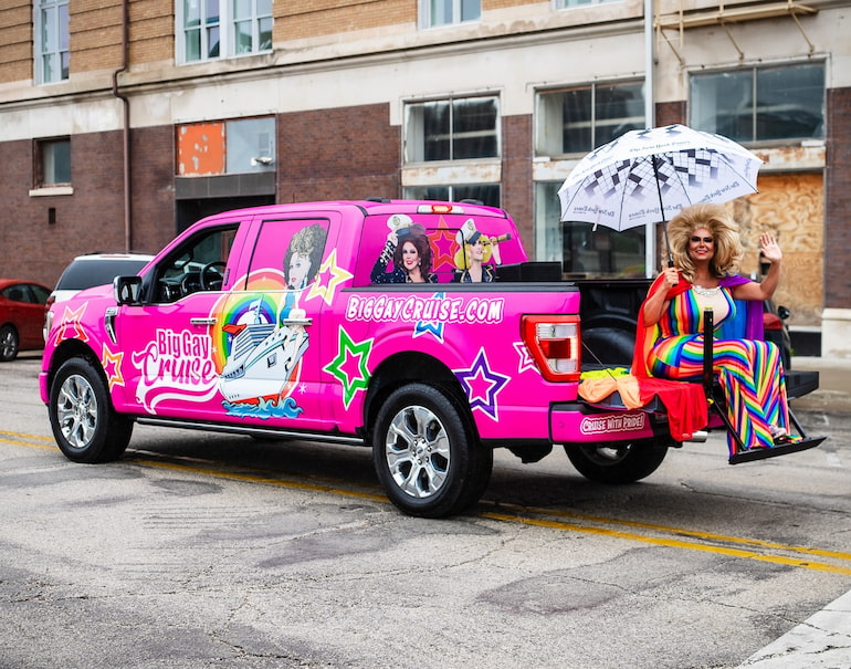 Bentley Balenciaga in QC Unity Pride Parade June 1