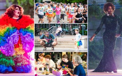 Pride Party at Bass Street Landing, Pride 5K, and Craft Night by Nat20 Photography