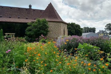 garden at Christ Episcopal Church in Clinton