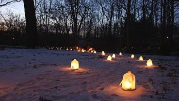 Winter Solstice Luminary Walk in Maquoketa