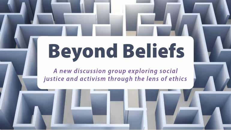 Registration page for Beyond Beliefs discussion group