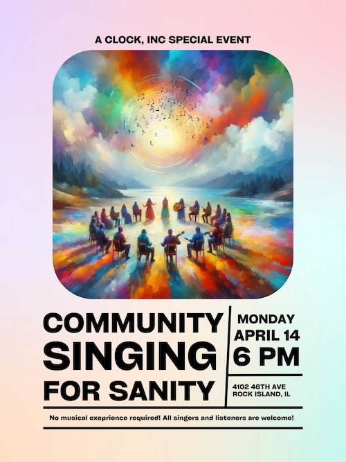 Community singing by Clock Inc.