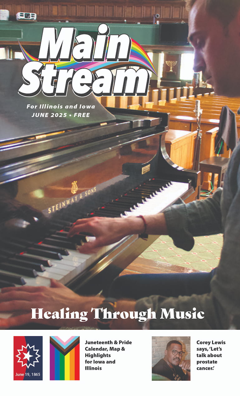 June 2025 cover (2) June 2025 cover featuring Matt Bishop of the Social Justice Choir of the Midwest and First Presbyterian in Davenport.