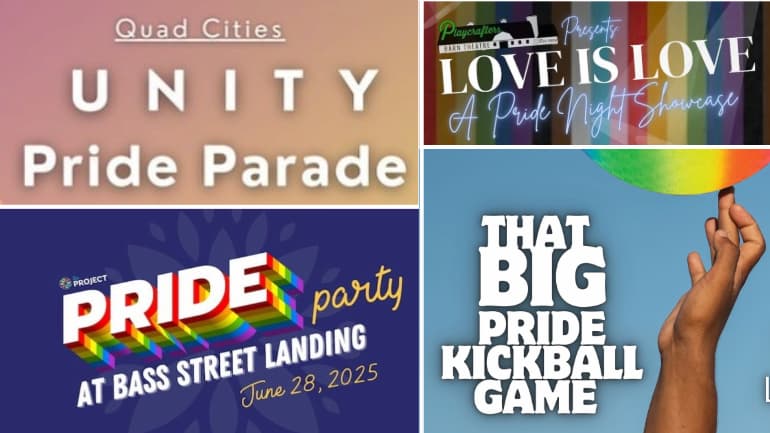 Another 15 Pride events coming in the Quad Cities, including Saturday’s Pride Parade