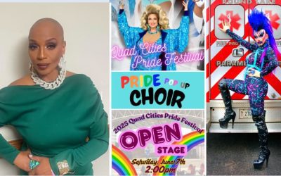 Diverse entertainment at 2025 Quad Cities Pride Fest this weekend