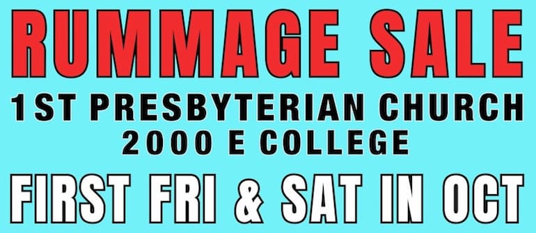 First Presbyterian of Normal Rummage Sale