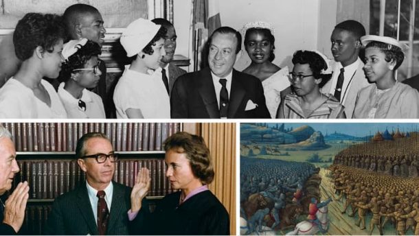 Little Rock Nine Enter School America #39 s First Female Supreme Court Little Rock Nine Enter School America #39 s First Female Supreme Court