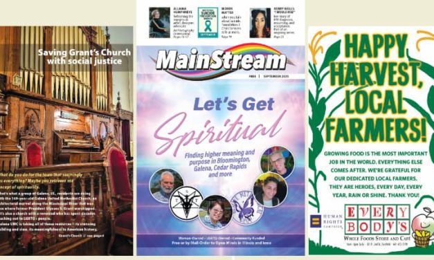 ‘Let’s Get Spiritual’ with September 2025 edition of MainStream, now available in 475 spots throughout Illinois, Iowa