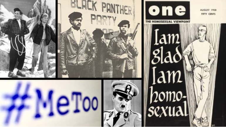 October 15 in History: Black Panther Party and #MeToo begin, Chaplin mocks Hitler, Mandela and Gorbechav win Peace Prizes, more