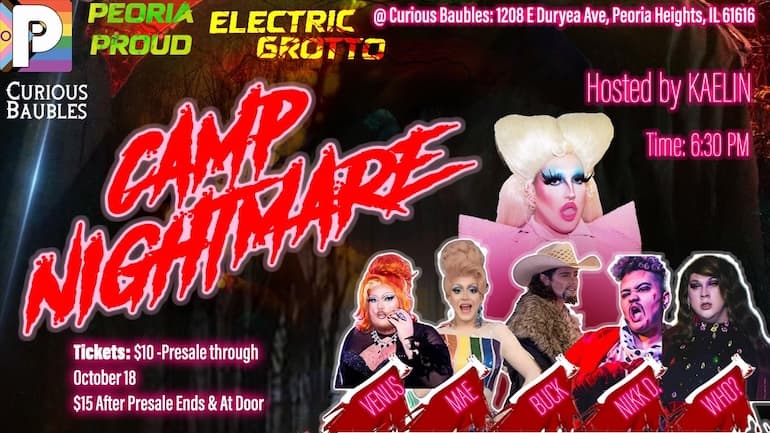 Queertober Ball Camp Nightmare with Peoria Proud