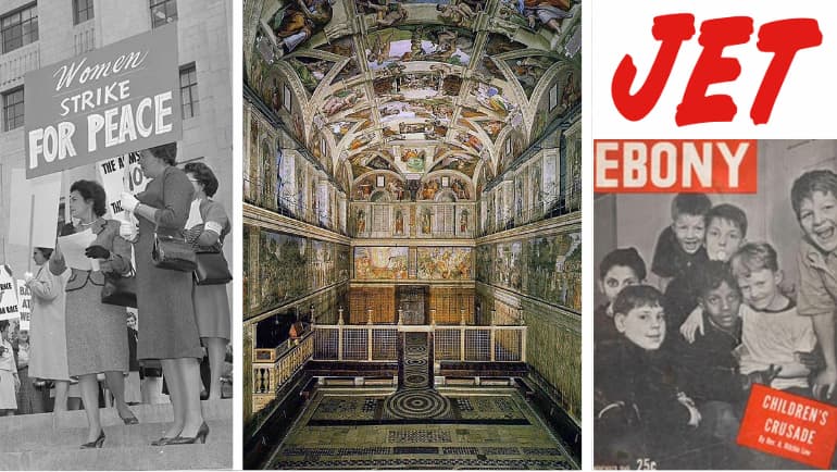 November 1 in History: Sistine Chapel introduced, first-ever gay TV movie, Ebony and Jet debut, horrendous massacres of Jews, more