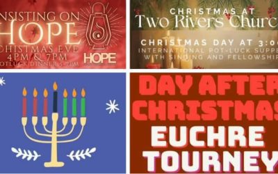 More than three dozen alternative winter holiday events in 15 communities across Illinois, Iowa