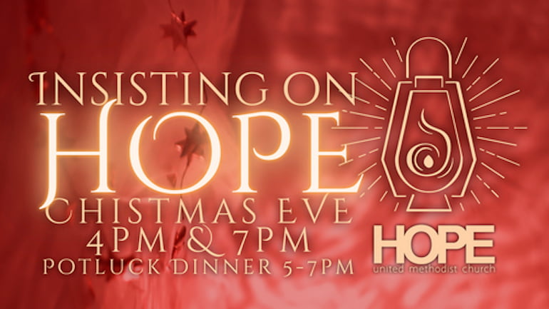 Hope UMC Christmas Eve