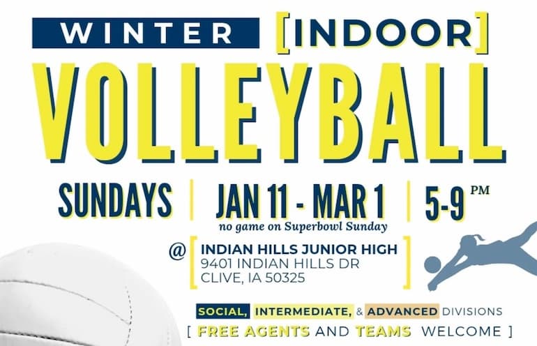 Winter Indoor Volleyball with Pride Sports League