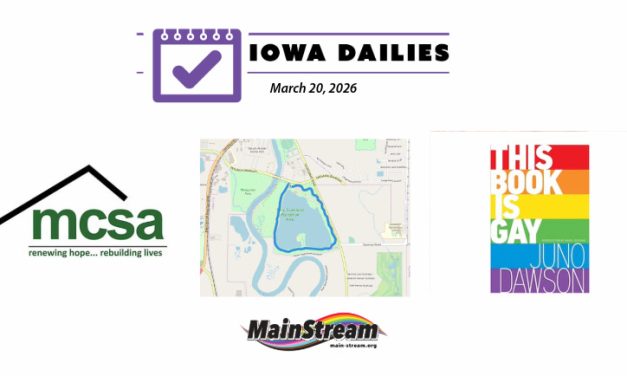 Iowa Dailies for 3-20-26: Bondurant book controversy, Iowa City homeless encampment, Muscatine transitional housing