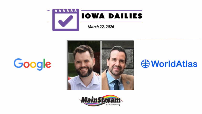 Iowa Dailies for 3-22-26: Warren gives Wahls a nod, Google grows in Iowa, “seven most neighborly towns”