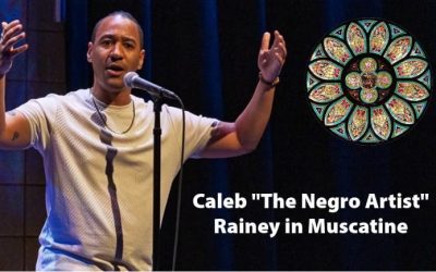 Caleb “The Negro Artist” Rainey, traveling diversity-focused poet, to speak, teach at Muscatine church Sunday