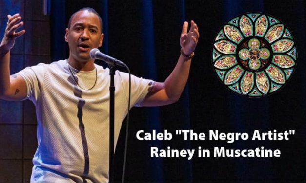 Caleb “The Negro Artist,” traveling diversity-focused poet, to speak, teach at Muscatine church Sunday