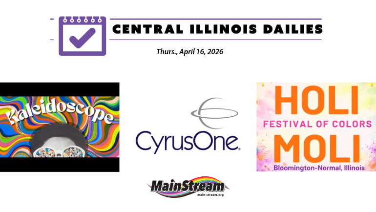 Data center greenlighted in Sangamon, psychedelic fashion show Friday, Holi Moli Saturday: Central Illinois Dailies for 4-16-26