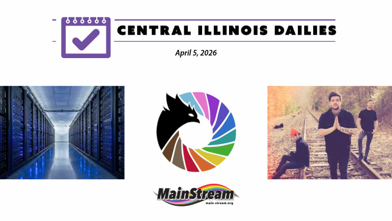 Data centers raise concern, Phoenix Center funding loss, emo rock from The Spill Canvas: Central Illinois Dailies for 4-5-26