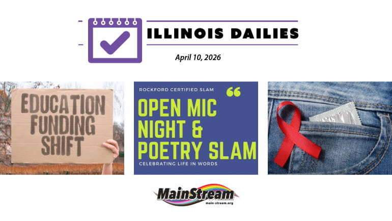 Rockford poetry slam seeks judges, college funding idea causes ripples, HIV up in Chicago: Illinois Dailies for 4-10-26
