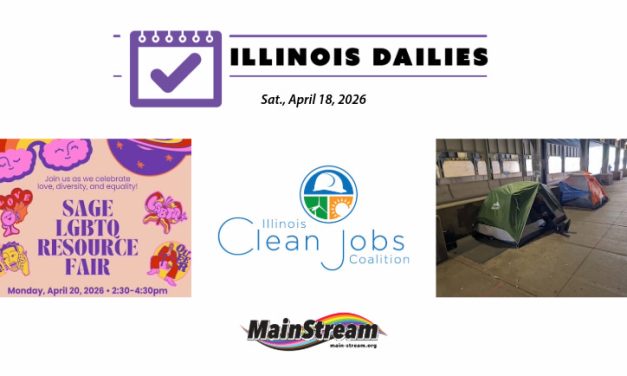 Rockford’s LGBTQ+ resource fair, new bill would protect homeless camps,  poll shows ‘yes’ to data center rules: Illinois Dailies for 4-18-26