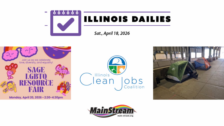Rockford’s LGBTQ+ resource fair, new bill would protect homeless camps,  poll shows ‘yes’ to data center rules: Illinois Dailies for 4-18-26