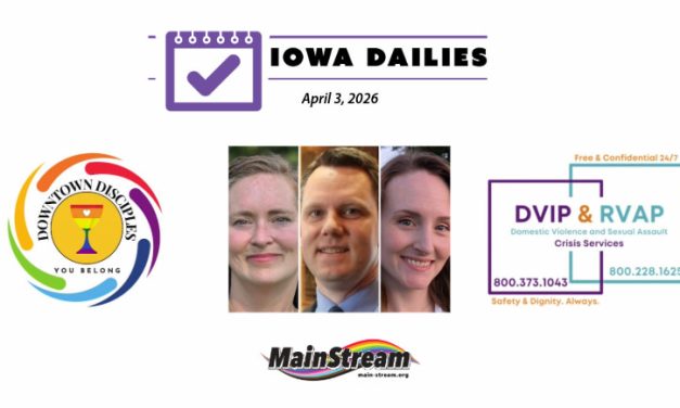 DVIP donations sought, trauma-informed Holy Saturday, three Dem hopefuls in 4th Congressional District: Iowa Dailies for 4-3-26