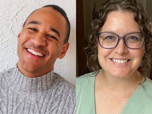 Caleb "The Negro Artist" Rainey and Reverend Paris White