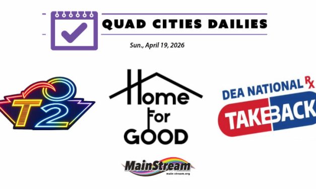 New LGBTQ+ bar opens, housing help for ex-prisoners, prescription drug take-back Saturday: Quad Cities Dailies for 4-19-26