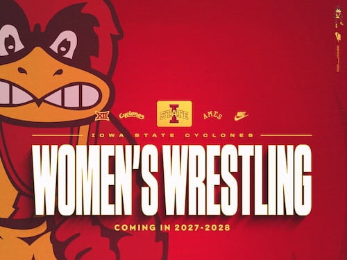 ISU women's wrestling in Iowa