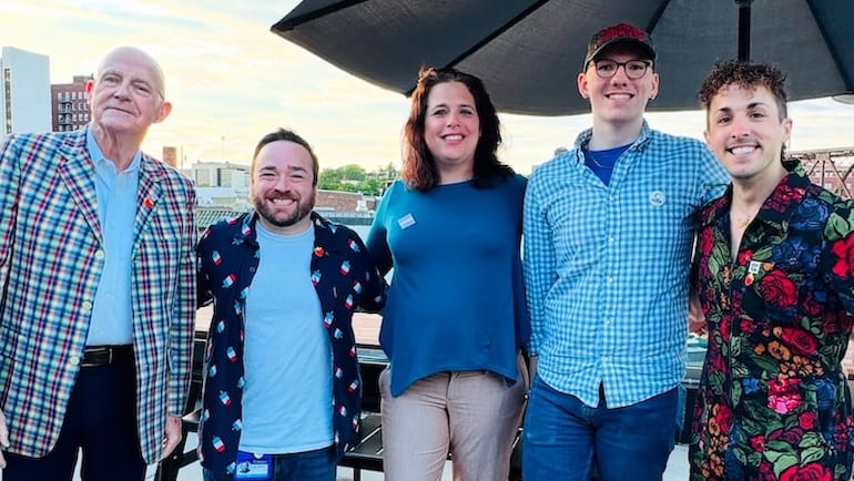 Ken Croken and Adam Peters plus more community members