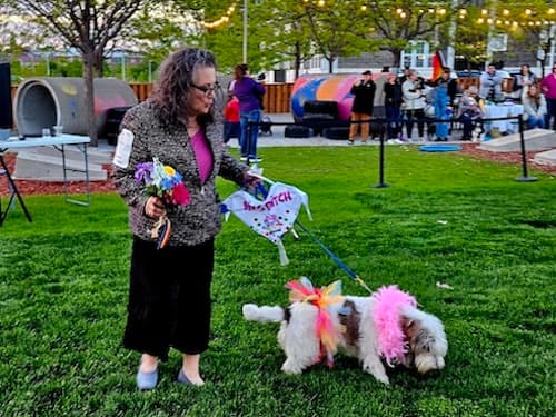 Iowa City Pride Doggy Drag Show winner 