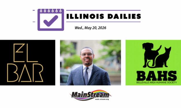 Dog-walking volunteers in Belleville, Le Bar and Latino LGBTQ+ culture in Chicago, National Louis’s new president: Illinois Dailies for 5-20-26