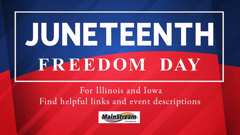 Juneteenth Iowa and Illinois