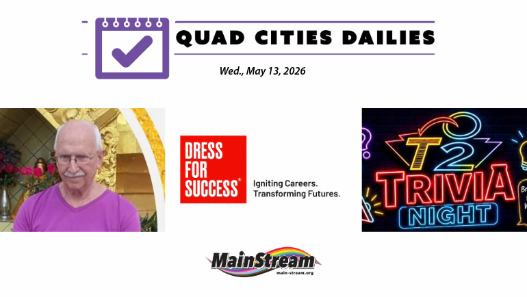 Shamanic spiritual happenings, game nights at Together on 2nd, Dress For Success donation needs: Quad Cities Dailies for 5-13-26