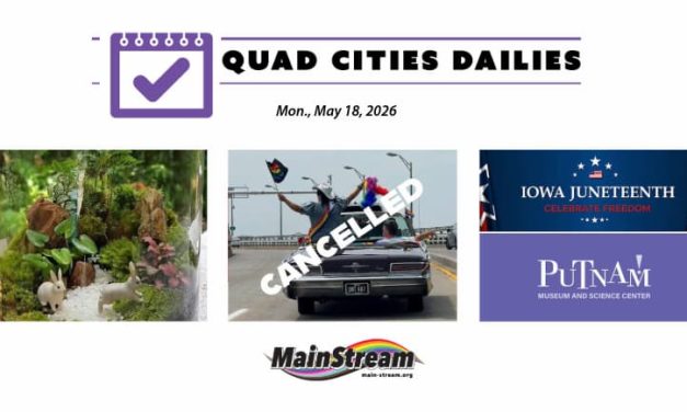 Terrarium workshop Tuesday, Iowa Juneteenth talk at Putnam, QC Pride parade sign-up open: Quad Cities Dailies for 5-18-26