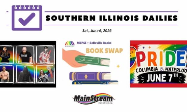 Belleville Book Swap, queer charity pro wrestling, Columbia & Waterloo Pride festival: Southern Illinois Dailies for 6-5-26