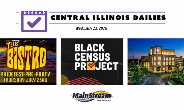 Volunteer opp with Black Census Project, new Normal code of conduct, pre-Pride events at The Bistro: Central Illinois Dailies for 7-22-26