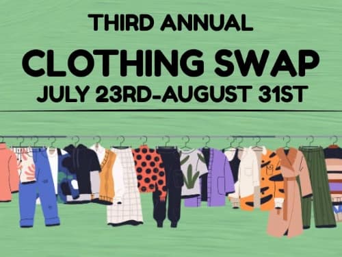 science Center clothing swap in Carbondale